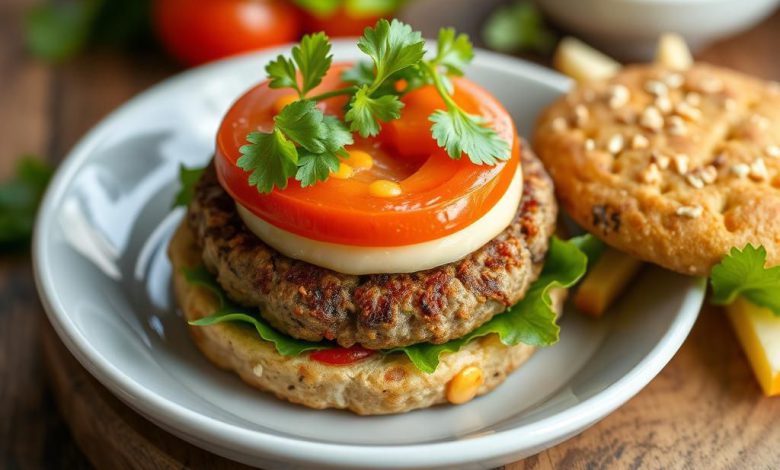 برگر ذرت و سویا گیاهی: طرز تهیه آسان و خوشمزه