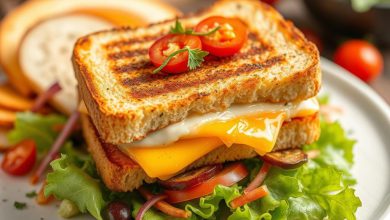 سالاد پنیر کبابی با سبزیجات خوشمزه: طرز تهیه آسان