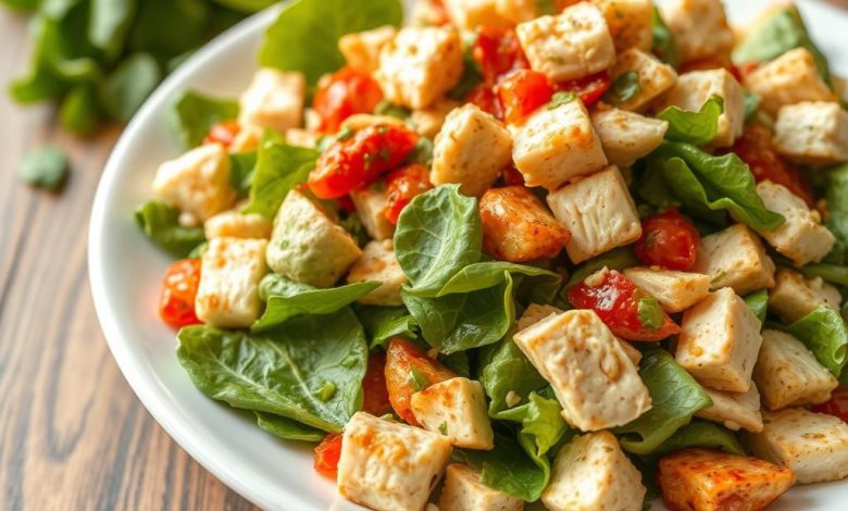 سالاد مرغ رژیمی تند: خوش اندام شو، لاغر بمان!