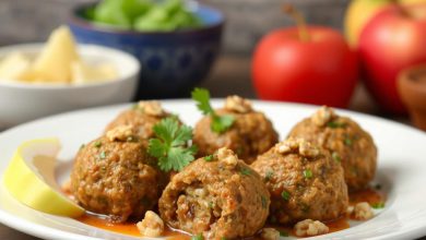 کوفته قالبی سیب عدس گردو: طرز تهیه آسان و خوشمزه!