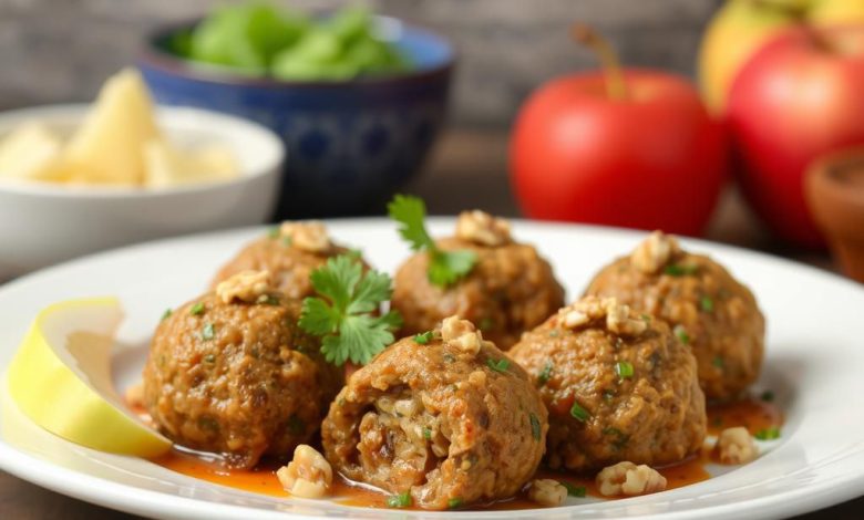 کوفته قالبی سیب عدس گردو: طرز تهیه آسان و خوشمزه!