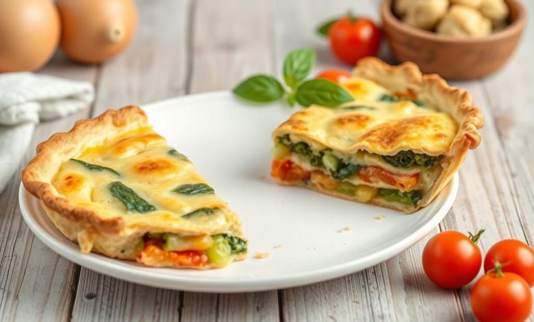 پای سبزیجات رژیمی: خوشمزه و کم کالری، آسان و سریع