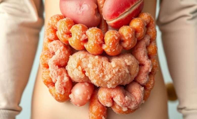 مصرف بیش از حد خوراکی های شیرین و مشکل گوارشی