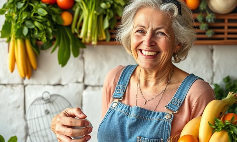 تغذیه سالم: راز طراوت و شادابی در دوران پیری