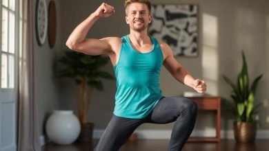 ده حرکت ساده ورزشی برای شروع روز پرانرژی